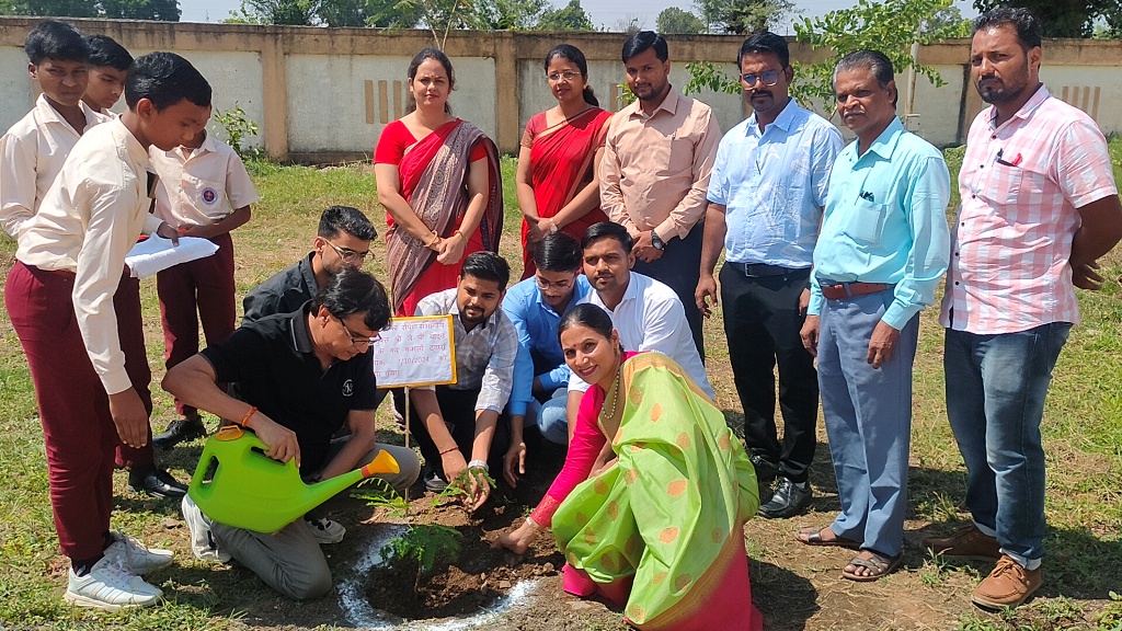 Plantation by DC Sir JP Yadav